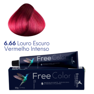 6.66 LOURO ESCURO VERMELHO INTENSO FREE COLOR 60 G