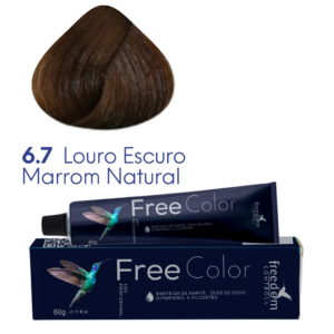 6.7 LOURO ESCURO MARROM NATURAL FREE COLOR 60 G