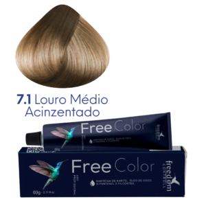 7.1 LOURO MÉDIO ACINZENTADO FREE COLOR 60 G