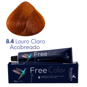 8.4 LOURO CLARO ACOBREADO FREE COLOR 60 G