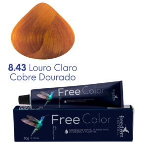 8.43 LOURO CLARO COBRE DOURADO FREE COLOR 60 G
