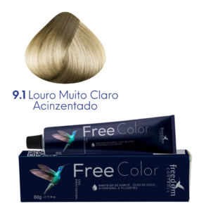9.1 LOURO MUITO CLARO ACINZENTADO FREE COLOR 60 G