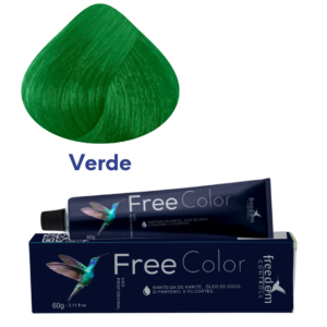 MIX VERDE FREE COLOR COLORAÇÃO PERMANENTE 60 G