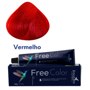MIX VERMELHO FREE COLOR COLORAÇÃO PERMANENTE 60 G