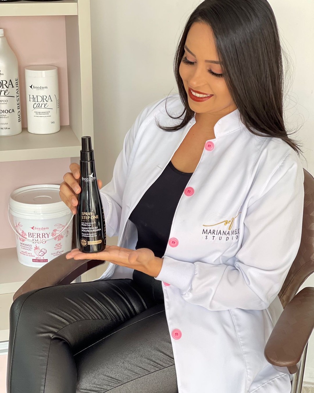 SPRAY STEP ONE 3BRUSH ABSOLUT LISS 300 ML - Imagem 2